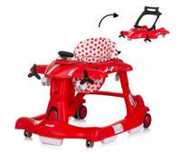 Déambulateur multifonction 3 en 1 Chipolino AIRPLANE - Rouge Le trotteur multifonctionnel 3 en 1 Chipolino AIRPLANE est le compagnon idéal du développement de votre bébé, s'adaptant aux besoins de vot