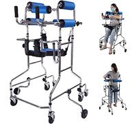 Déambulateur Multifonctionnel, Marcheurs pour Personnes Âgées, Déambulateur Debout, Cadre Debout De Réadaptation D'hémiplégie Marcheur Adulte Aide À La Marche pour Les Personnes Handicapées