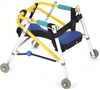 Déambulateur Pliable, déambulateurs/aides à la marche debout, déambulateur pour enfants atteints d'infirmité motrice cérébrale, pour enfants de 90 à 150 cm, rééducation à la marche, entraînement des m