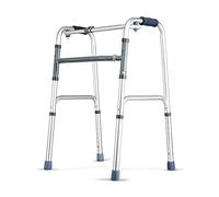 Déambulateur pliable en alliage d'aluminium léger réglable pour personnes âgées