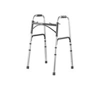 VEVOR Déambulateur pliable, capacité de charge 158 kg, cadre de marche aide à mobilité en aluminium léger, hauteur réglable 8 niveaux 820-1000 mm, poignées durables, pour personnes âgées, handicapées