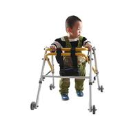 Déambulateur Pliable pour enfants, en alliage d'aluminium, à hauteur réglable, pour enfants atteints d'infirmité motrice cérébrale, pour les tout-petits, les enfants, les adolescents ayant des besoins