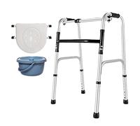 Déambulateur pliable pour personnes âgées en alliage d'aluminium léger, aide à la mobilité pour les personnes âgées souffrant d'andicap et de handicap, C étoile de lumière