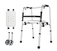 Déambulateur pliable pour personnes âgées en alliage d'aluminium léger, aide à la mobilité pour les personnes âgées souffrant d'andicap et de handicap, B étoile de lumière