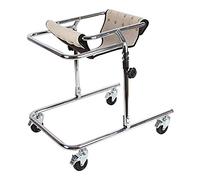 Déambulateur pliant Déambulateur portatif pour enfants, paralysie cérébrale, handicap, marche pliable pour tout-petits avec roues et siège (couleur : kaki, taille : petit)