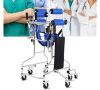 Déambulateur portable pour enfants atteints de paralysie cérébrale, personnes âgées hémiplégiques, 8 roues, dispositif de rééducation à la marche pour seniors, hauteur réglable, convient aux