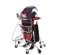 Déambulateur portatif à 8 roues pour personnes âgées - 10 niveaux de hauteur et 5 réglages de largeur pour une mobilité et une stabilité accrues,Red-men