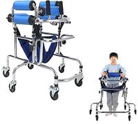 Déambulateur portatif pour personnes handicapées atteintes de paralysie cérébrale, roues 6/8 avec siège, hauteur réglable, pour hémiplégie rénale, rééducation après un AVC