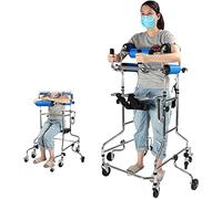 Déambulateur portatif pour personnes handicapées atteintes de paralysie cérébrale, roues 6/8 avec siège, hauteur réglable, pour hémiplégie rénale, rééducation après un AVC