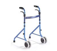 Déambulateur pour personnes âgées déambulateur cadre de marche pliant en alliage d'aluminium avec aide au déambulateur à roulettes pour déambulateur handicapé standard pour personnes âgées