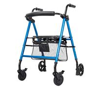 Déambulateur pour personnes âgées - Peut s'asseoir au lieu de marcher - Léger et pliable - Multifonction - Aide à la marche - Roue universelle - Étoile de lumière