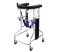 DéAmbulateur RééDucation RéGlable DéAmbulateur RééDucation Personnes âGéEs 4 Roues + Coussin D'Assise ConçU Pour Les Personnes âGéEs HandicapéEs Et Les Patients Victimes D'Un Avc Upgraded - Men's