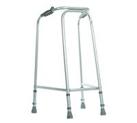 Déambulateur ultra étroit - Design fin - 490 mm de largeur - Petit - Aluminium léger - Viroles en caoutchouc antidérapant - Poignées ergonomiques - Aide à la marche de rééducation