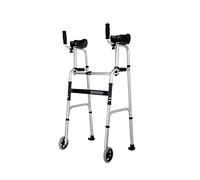 Déambulateur vertical avec roues - Déambulateur pliable léger pour la mobilité, la stabilité et le soutien des adultes et des personnes âgées