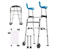 Déambulateur vertical - Déambulateur réglable pour personnes âgées et adultes - Déambulateur debout avec accoudoirs pour un soutien et une mobilité améliorés