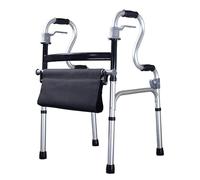 Déambulateur vertical pliable et portable for personnes âgées, poignée pliable en polypropylène, peut supporter 180 kg, avec coussin Oxford, convient aux personnes à mobilité réduite.(A)