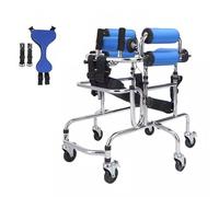 Déambulateur vertical portable pour paralysie cérébrale, avec roues, entraîneur de marche, aide à la station debout verticale réglable en hauteur avec cadre en acier inoxydable, déambulateur