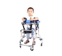 Déambulateur vertical pour enfants - Déambulateur léger pour rééducation paralysie cérébrale, hauteur et largeur réglables, supporte jusqu'à 140 kg
