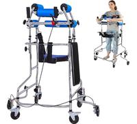 Déambulateur Vertical Pour Personnes Âgées Avec Freins À Main, Hauteur Et Largeur Réglables, Aide À La Mobilité Légère Pour Une Utilisation En Intérieur Et En Extérieur
