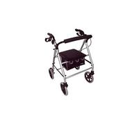 Déambulateur aidapt vp178a avec cadre en aluminium / roues de 8 pouces - 132kgs max - hauteur 82/93 cm - pneus increvables Multicolore