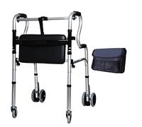 Déambulateurs for personnes âgées avec sièges pliants for adultes, cadre de marcheur de mobilité, cadres de marche étroits(C)