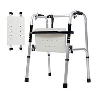 Déambulateurs pour personnes âgées, béquilles, équipement d'entraînement de rééducation, léger, multifonction, aide à la mobilité réglable pour handicap, étoile de lumière C