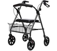 Déambulateurs pour personnes âgées déambulateurs avec siège déambulateurs déambulateur avec siège et roulettes pour personnes âgées déambulateur adulte déambulateur vertical (couleur : noir, taille :