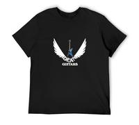 Dean Guitars American Guitar Logo Unisex 100% Cotton Short-Sleeve T-Shirts Black L