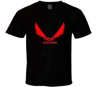 Dean Guitars Guitarist Unisex 100% Cotton Short-Sleeve T-Shirts Black XL