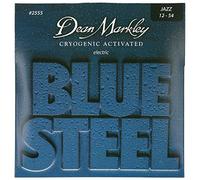 Dean Markley 2555 Jeu de cordes pour guitare électrique Bluesteel Jazz 12-54