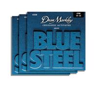 Dean Markley Blue Steel Lot de 3 cordes pour guitare électrique avec dessus léger et bas lourd 10-52 traité cryogénique