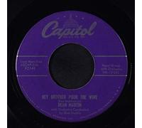 DEAN MARTIN - hey brother pour the wine / i'd cry like a baby 45 rpm single