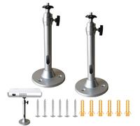 DEANKEJI Lot de 2 Support Projecteur, Livré avec vis et Tube D'expansion Supports pour Vidéoprojecteurs, 180 mm Support Projecteur Plafond, Adapté aux Projecteurs et Caméras de Surveillance