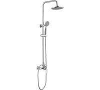 Deante Boro kit baignoire-douche mural avec douche pluie chrome NER_01RK