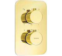 Deante Box mitigeur bain-douche encastrée avec thermostat doré BXY_ZEBT