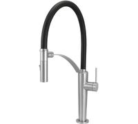Deante Corda mitigeur de cuisine sur pied acier inoxydable-noir BRC_F72M