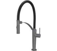 Deante Corda mitigeur de cuisine sur pied noir-graphite/gris BRC_D72M