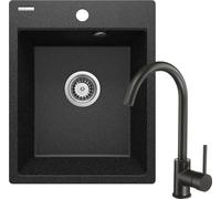 Deante Corio évier avec mitigeur graphite/noire ZRCB2103