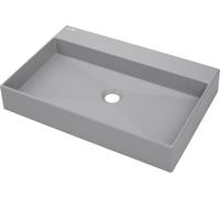 Deante Correo lavabo 60x40 cm rectangulaire à poser gris/pierre mat CQR_SU6S