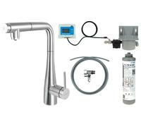 Deante Eridan kit de démarrage avec mitigeur de cuisine sur pied chrome BREF075M