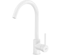 Deante Milin mitigeur de cuisine sur pied blanc BEUW62M