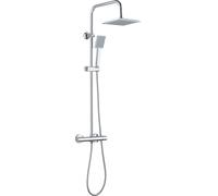 Deante Neo Joko ensemble de douche mural avec thermostat chrome NBJ_051T