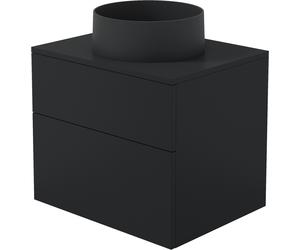 Deante Prizma lavabo avec meuble et plan de travail 60 cm noire SDNB6SNU4S