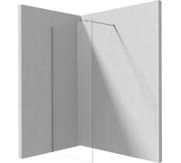 Deante Prizma paroi de douche walk-in 80 cm brossé/verre transparent KTJ_F38P