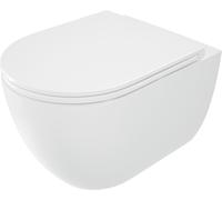 Deante Round cuvette wc avec abattant à descente lente suspendue oui blanc brillant CGRD6ZPW