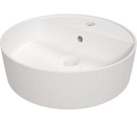 Deante Round lavabo 42x42 cm ronde à poser blanc brillant CGR_6U4B