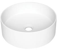 Deante Silia lavabo 36x36 cm ronde à poser blanc CQS_AU4S