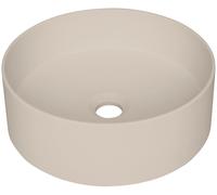 Deante Silia lavabo 36x36 cm ronde à poser marron/beige mat CQS_5U4S