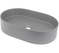 Deante Silia lavabo 55x35 cm ovale à poser gris/pierre CQS_SU6S