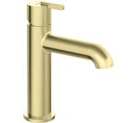 Deante Silia mitigeur de lavabo sur pied doré BQSR20M